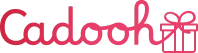 Cadooh logo in header for desktop