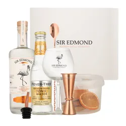 Thumbnail image of Sir Edmond Gin | Bourbon Vanilla Infused Gin 70cl Giftset