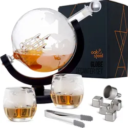 Thumbnail image of Whisky wereldbol decanter